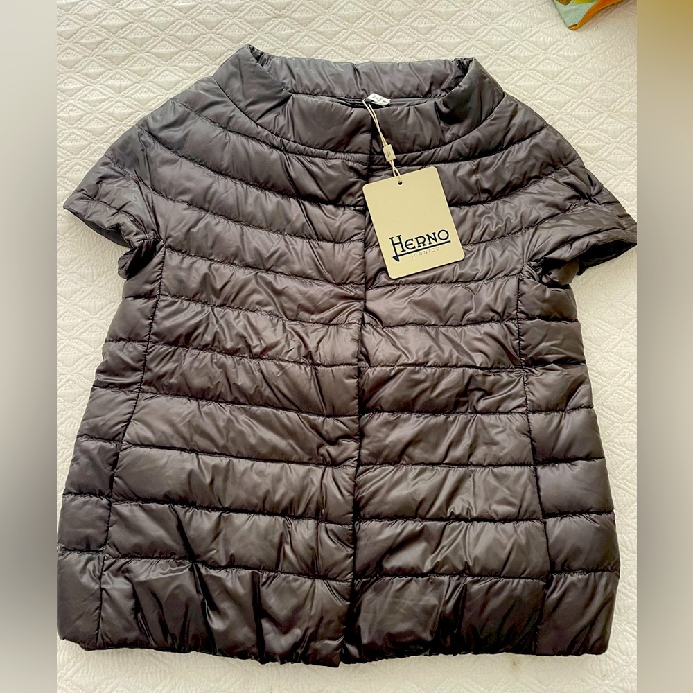 Herno Women’s Emilio cap sleeve jacket